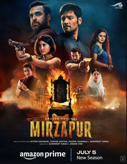 Mirzapur Season 3 Seals Its OTT Release Date